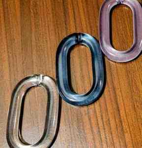 Accesorio para Bolsa de Plástico, Cadena Gruesa de Resina Acrílica con Gancho de Seguridad para Correa de Teléfono, Reemplazo de Correa de Bolso - Product Image 5