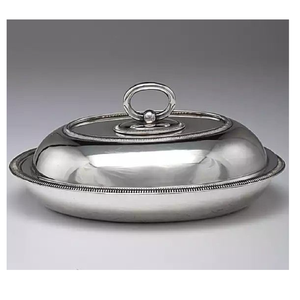 Plat à beurre et à fromage en acier inoxydable au design attrayant avec couvercle en dôme pour la fonte du fromage, prix de gros, meilleure qualité - Product Image 3