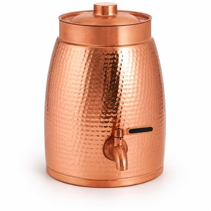 Dispensador de Agua de Cobre de 5 Litros con Grifo de Latón, Dispensador de Bebidas de Cobre para Restaurantes, Servicios de Catering, Venta al por Mayor - Product Image 1