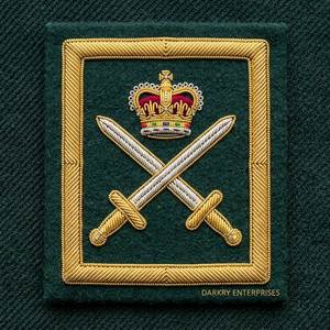 Parche Bordado a Mano con Hilo Metálico de Oro, Insignia de Águila para Blazer, Hecho a Mano, de Alta Calidad - Product Image 5