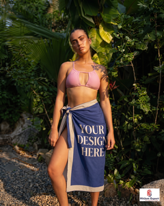 Pareo Hawaiano Polinesio Personalizado de Moda, Ligero, para Playa, Ropa Tropical para Resort, Fabricante OEM ODM, Exportador Global - Product Image 6