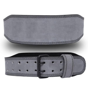 Ceinture de musculation en cuir de vachette de qualité supérieure, couleur et épaisseur personnalisables, respirante, boucle robuste, protection professionnelle pour - Product Image 1