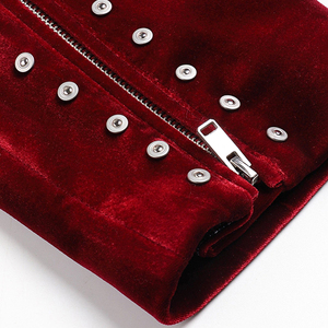 New Arrival Wholesale Custom Winter Stand Collar High Street Style Bomber <b>Jacket</b> for <b>Men</b> Private Label OEM Custom Velour Front - Product Image 5