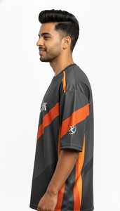 เสื้อยืดพิมพ์ซับลิเมชันขนาดใหญ่พิเศษสำหรับผู้ชายเสื้อลำลองแนวสตรีทในเมือง - Product Image 5