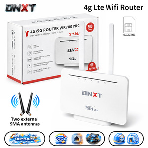 Modem <span class=keywords><strong>Wifi</strong></span> 4G Universel DNXT, <span class=keywords><strong>Carte</strong></span> Sim WiFi6 300Mbps, Routeur <span class=keywords><strong>Wifi</strong></span> Dual SMA Cat4 <span class=keywords><strong>Wifi</strong></span> 6, <span class=keywords><strong>Carte</strong></span> Sim 1WAN/4LAN, Appareil <span class=keywords><strong>Wifi</strong></span> 4G <span class=keywords><strong>pour</strong></span> Utilisation Domestique - Product Image 1