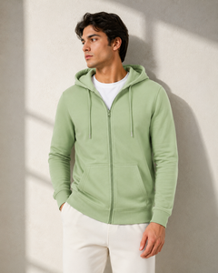 Sweat à capuche zippé pour homme de haute qualité, avec matière respirante et confort flexible, conçu pour les modes de vie actifs et un confort décontracté. - Product Image 5
