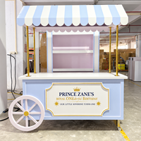 Chariot à bonbons personnalisé avec roues, chariot de présentation de desserts pour mariage, anniversaire, baby shower, décoration de fête, location pour événements