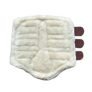 อุปกรณ์ป้องกันขาสำหรับม้า รองเท้าบูทหนังเทียมบุขนแกะสำหรับกระโดดข้ามเครื่องกีดขวาง รองเท้าบูทขนสังเคราะห์นีโอพรีน อุปกรณ์ขี่ม้า - Product Image 3