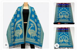 High Quality Women Acrylic <b>Scarf</b> Shawl Elegant Long Soft Lightweight Fashion Wrap Comfortable Stylish Outerwear Accessor - Product Image 5