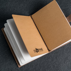 Carnet de voyage en cuir fait main Al-Amir, rechargeable, avec fermeture à boucle, personnalisable, 180 feuilles lignées, promotion - Product Image 5