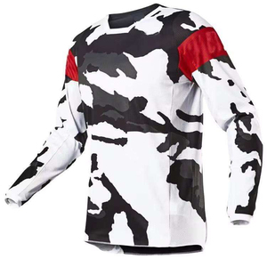 Camiseta de Motocross para Hombre, Manga Larga, Color Sólido, Diseño Sublimado Personalizado, Talla Grande, Nuevo Estilo - Product Image 2