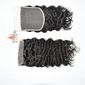 Cabello Indio 7*7 con Cierre, Sin Procesar, de Tamil Nadu, Cutícula Alineada, Remy, Ondulado Profundo Natural, 100g, con Clip/Extensiones, Venta al por Mayor - Product Image 4