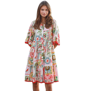 Vestido Mini Estampado para Mujer, Elegante, para Uso Diario - Product Image 4