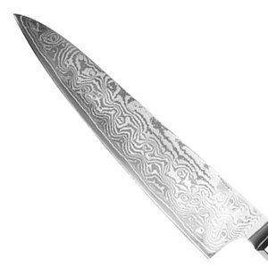 Couteau de chef en acier Damas durable, outil de cuisine haute performance pour une découpe précise de la viande, des légumes et des fruits - Product Image 2