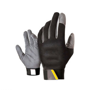 Gants de golf unisexes en polyester à doigts entiers, blancs et roses, antidérapants, avec fermeture auto-agrippante en silicone imprimé, pour l'extérieur, toutes saisons - Product Image 2
