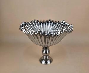 New Trending Style Handicrafts Eco-Friendly Aluminum Metal Bowls Premium Quality Modern Design Handmade Serving Fruits - Product Image 2