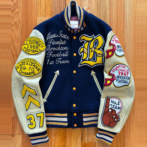 ผู้ผลิตแจ็คเก็ต Letterman แบบ OEM ขายส่ง แจ็คเก็ต Varsity ปักลายเชนีลล์ แจ็คเก็ตวินเทจแบบกำหนดเอง แจ็คเก็ตเบสบอลสำหรับฤดูหนาว - Product Image 1