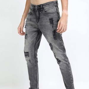 Men Cotton Denim <b>Pants</b> Wholesale Premium Quality Stretch Acid Wash Black Jeans <b>Pants</b> Fashion Outdoor Distressed Denim Men <b>Pant</b> - Product Image 4