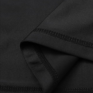 Chemises de sport pour hommes en polyester/coton respirant à col rond et manches longues, haute performance, pour la course à pied et la salle de sport, vente en gros - Product Image 6