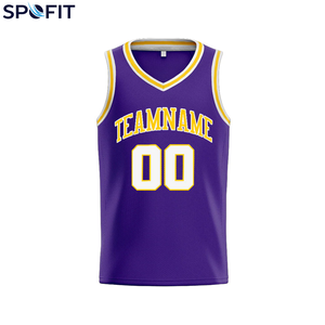 Maillots de basket-ball de style nouveau, vêtements de sport confortables, maillots de basket-ball avec nom personnalisé, maillot de basket-ball de haute qualité - Product Image 5