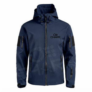 SoftShell Casual Hooded Coat Classic Winter Breaker Men Full-Zip Windproof Camping <b>Fleece</b> Hiking Outdoor <b>Jacket</b> - Product Image 2