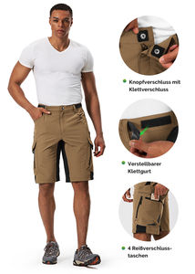Shorts de plage d'été pour hommes, écologiques, style maille gaufrée losange, anti-plis, robustes, décontractés, pour la course - Product Image 2