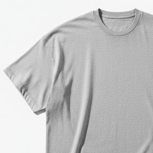 Custom Heavyweight Men's Oversized Knitted Cotton Anti-Pilling Acid Wash Vintage Drop Shoulder Blank Streetwear T-<b>Shirt</b> OEM - Product Image 3