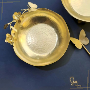 Bol de Servir de Lujo con Bordes Curvos, Chapado en Oro de Alta Calidad, Hecho de Metal de Excelente Calidad, Utensilios de Cocina al Precio Más Bajo - Product Image 3