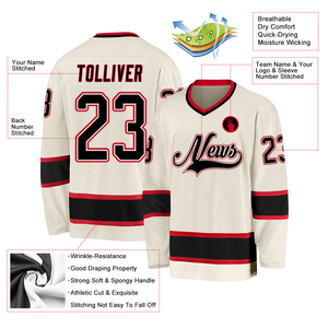 Ice Hockey Jersey Best Quality Ice Hockey Jersey Made With Best Material Sports Wear Ice Hockey Jersey Wholesale Rate 2026 - Product Image 3