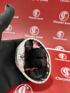 Alta calidad hecho a mano completamente helado de acero inoxidable Hip Hop Moissanite Diamond Watch artículo de calidad de exportación de marca Premium - Product Image 4