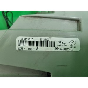 XF X260 2020-2024 RIGHT <b>Rear</b> Right Outer Tail <b>Light</b> Used OEM GX6313404AE - Product Image 3