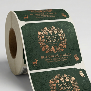 Étiquettes d'emballage personnalisées en PVC, autocollants résistants à l'eau et durables pour boîtes de produits, sacs, conteneurs, emballages de vente au détail - Product Image 5