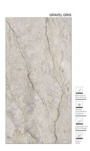 กระเบื้องพอร์ซเลนขัดเงา GRAVEL GRIS 9 มม. คุณภาพสูง ดีไซน์คลาสสิกทันสมัย กระเบื้องอิฐทนไฟระดับพรีเมียม ได้รับการรับรองมาตรฐาน CE - Product Image 2