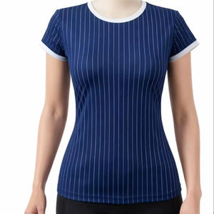 Camiseta de Mujer Estilo Vintage, Manga Corta, Cuello Redondo - Product Image 1