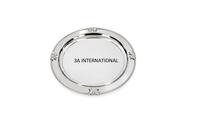 Bandeja de Servicio de Metal Pulido Brillante Hecha a Mano, Bandeja para Servir Alimentos y Ensaladas, Equipo de Catering para Hoteles y Restaurantes - Product Image 4