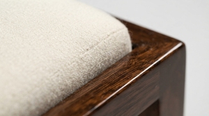 Modern Durable Wooden <b>Bed</b> <b>End</b> Bench Upholstered Entry Stool Sofa Ottoman with Removable Cover for Bedroom Hotel Hall - Product Image 4
