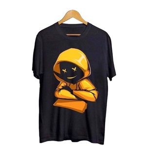 Cool Print Tshirt Tendance À La Mode Filles Garçons T-shirt Demi Manches Haute Confortable Pique-Nique Voyage Fêtes T-shirts Unisexe - Product Image 1