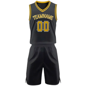 Conjunto de Uniforme de Baloncesto Sublimado Personalizado para Hombres y Jóvenes, Camisetas y Pantalones Cortos de Entrenamiento de Equipo de Tela de Malla Transpirable, Alta Calidad - Product Image 1