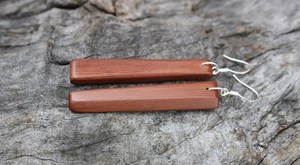 Pendientes de Madera Natural Hechos a Mano, Joyería Ecológica y Ligera, Accesorios para Mujer, Venta al Por Mayor Global de Artículos de Joyería - Product Image 5