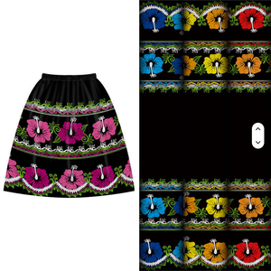 Jupes Polynésiennes Personnalisées de Haute Qualité pour Femmes – Coton Respirant Anti-Bactérien Toutes Saisons – Style Décontracté Îles du Pacifique - Product Image 3