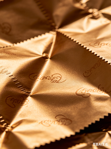 Custom Gold Chocolate Candy Wrappers Aluminium Foil <b>Wrapping</b> Sheets with Unique Shape & Personalized Printing - Product Image 6