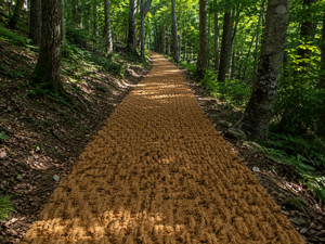 Wholesale 100% Eco Friendly Coconut Fiber Coir <b>Mat</b> <b>Roll</b> From Vietnam Brown Walkway Paving <b>Mat</b> Natural Coir Flooring Size 0.8*10m - Product Image 4