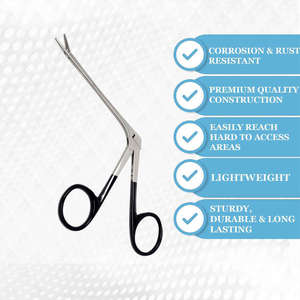 Pinces micro-auriculaires en acier inoxydable, pinces ORL pour adultes, certifiées CE et ISO par le secteur chirurgical - Product Image 5