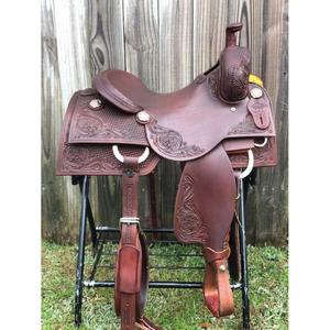 Asiento de Montura de Caballo de Color Negro de Primera Calidad para Equitación, Artículos Ecuestres Hechos en India, Ecológicos y Resistentes al Agua, en Stock - Product Image 5