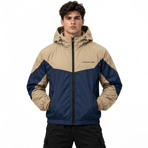 Chaqueta Cortavientos con Capucha Personalizada para Hombre, Sostenible, Ecológica, Impermeable, de Poliéster, Estilo Urbano, con Logotipo, Informal, de Moda - Product Image 5