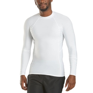 Ensemble de protection contre les éruptions cutanées en néoprène violet pour homme, manches courtes, écologique, respirant, séchage rapide, kit d'entraînement de natation à compression, adulte, 140g - Product Image 1