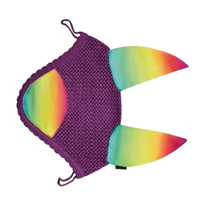 Equestrian Horse <b>Fly</b> Veil Ear Bonnet Ear <b>Net</b> Custom Logo Horse Product <b>Fly</b> Ear Bonnet High Quality for Sale Best quality - Product Image 2