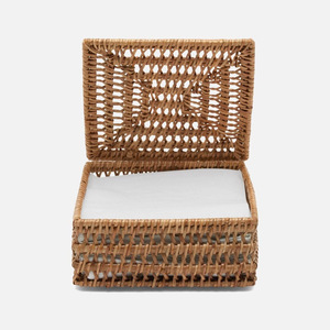 <b>Cheap</b> price eco friendly rattan napkin holder handmade napkins <b>box</b> for dinning table decoration - Product Image 2
