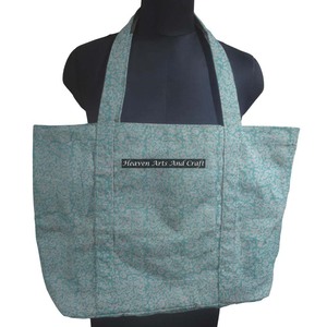 Sac à bandoulière en toile de coton imprimé bloc pour femmes fait à la main Style indien Logo personnalisé automne toile Shopping été hiver - Product Image 1