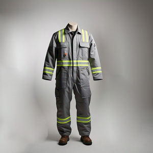 Vente directe usine : Combinaisons de travail de sécurité pour la construction, combinaisons de soudage, vêtements de travail en coton FR, combinaisons de sécurité réfléchissantes - Product Image 6